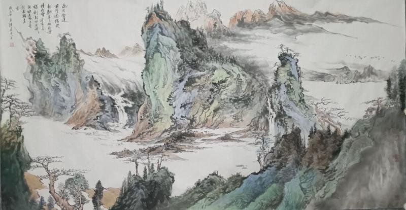 11-家在青山绿水间-国画-138X69-田逢春-17872924589.jpg