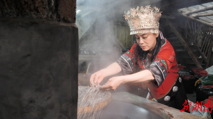 會同縣寶田彩雲谷:古法釀酒 匠心